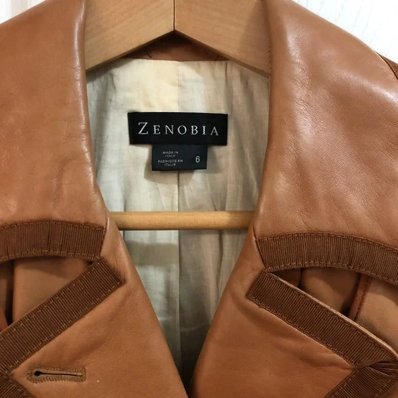 Size 6 leather jacket - Picture 2 of 6